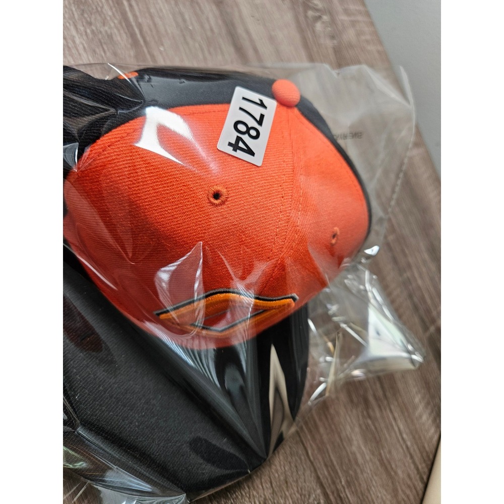 Nike Oklahoma State True Fitted Hat Size 7 Orange Black Flat Bill O - Picture 10 of 10